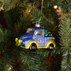 Los Angeles Rams NFL Blown Glass Truck Ornament