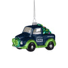 Seattle Seahawks NFL Blown Glass Truck Ornament