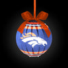 Denver Broncos NFL LED Shatterproof Ball Ornament