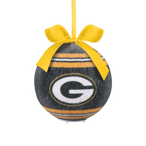 Green Bay Packers NFL LED Shatterproof Ball Ornament
