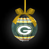 Green Bay Packers NFL LED Shatterproof Ball Ornament