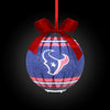 Houston Texans NFL LED Shatterproof Ball Ornament