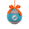 Miami Dolphins NFL LED Shatterproof Ball Ornament