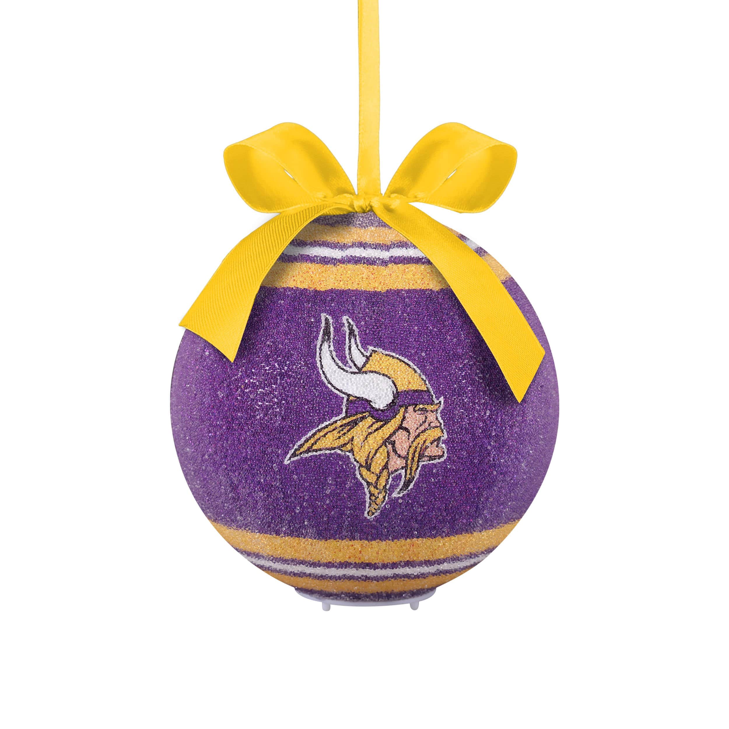 Minnesota Vikings NFL LED Shatterproof Ball Ornament