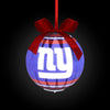 New York Giants NFL LED Shatterproof Ball Ornament