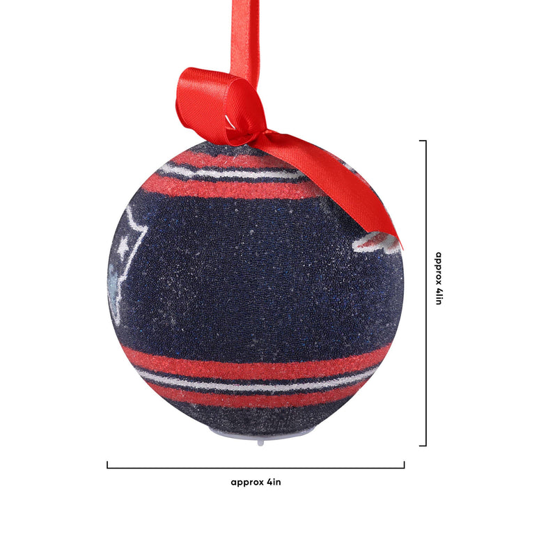 New England Patriots 5 Pack Shatterproof Ball Ornament Set