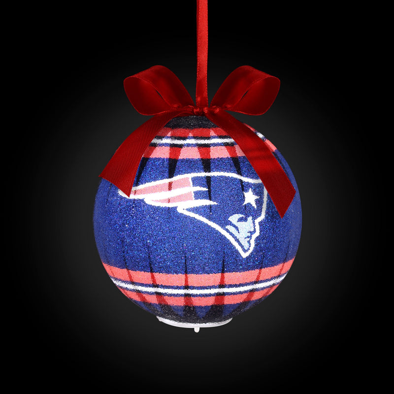 New England Patriots 5 Pack Shatterproof Ball Ornament Set