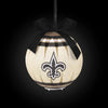 New Orleans Saints NFL LED Shatterproof Ball Ornament