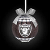 Las Vegas Raiders NFL LED Shatterproof Ball Ornament