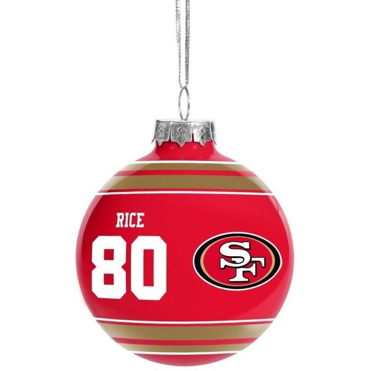 NFL San Francisco 49ers Santa Football Sled Hallmark Ornament