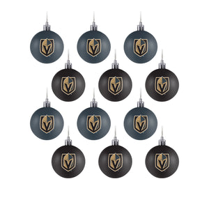 Vegas Golden Knights NHL 12 Pack Ball Ornament Set