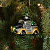Boston Bruins NHL Blown Glass Truck Ornament