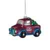 Colorado Avalanche NHL Blown Glass Truck Ornament