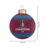 Colorado Avalanche NHL 2022 Stanley Cup Champions Glass Ball Ornament
