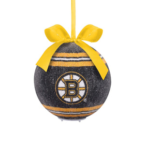 Boston Bruins NHL LED Shatterproof Ball Ornament