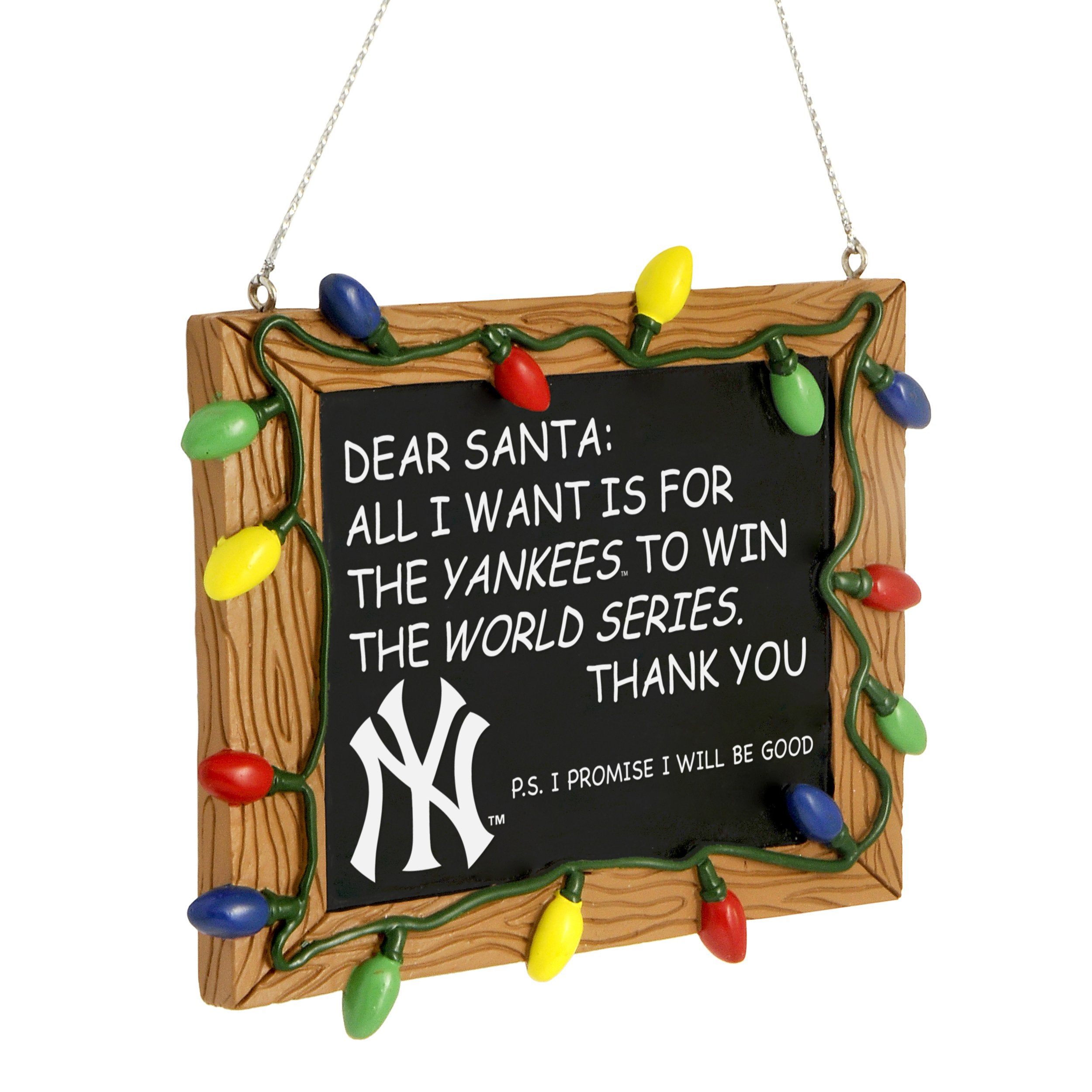 New York Yankees MLB PZLZ Santa
