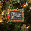 Oklahoma City Thunder NBA Chalkboard Sign Ornament