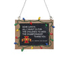 Iowa State Cyclones NCAA Chalkboard Sign Ornament