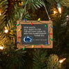 Penn State Nittany Lions NCAA Chalkboard Sign Ornament