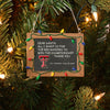 Texas Tech Red Raiders NCAA Chalkboard Sign Ornament