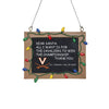 Virginia Cavaliers NCAA Chalkboard Sign Ornament