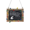Washington State Cougars NCAA Chalkboard Sign Ornament
