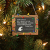 Washington State Cougars NCAA Chalkboard Sign Ornament