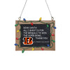 Cincinnati Bengals NFL Chalkboard Sign Ornament