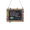 New York Jets NFL Chalkboard Sign Ornament