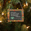 New York Jets NFL Chalkboard Sign Ornament