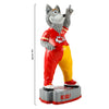 Kansas City Chiefs NFL KC Wolf Mascot Figurine