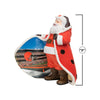 Cleveland Browns NFL Santa Figure