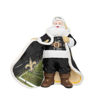 New Orleans Saints NFL Santa Figure