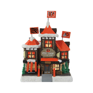Cincinnati Bengals NFL Light Up Resin Team Village