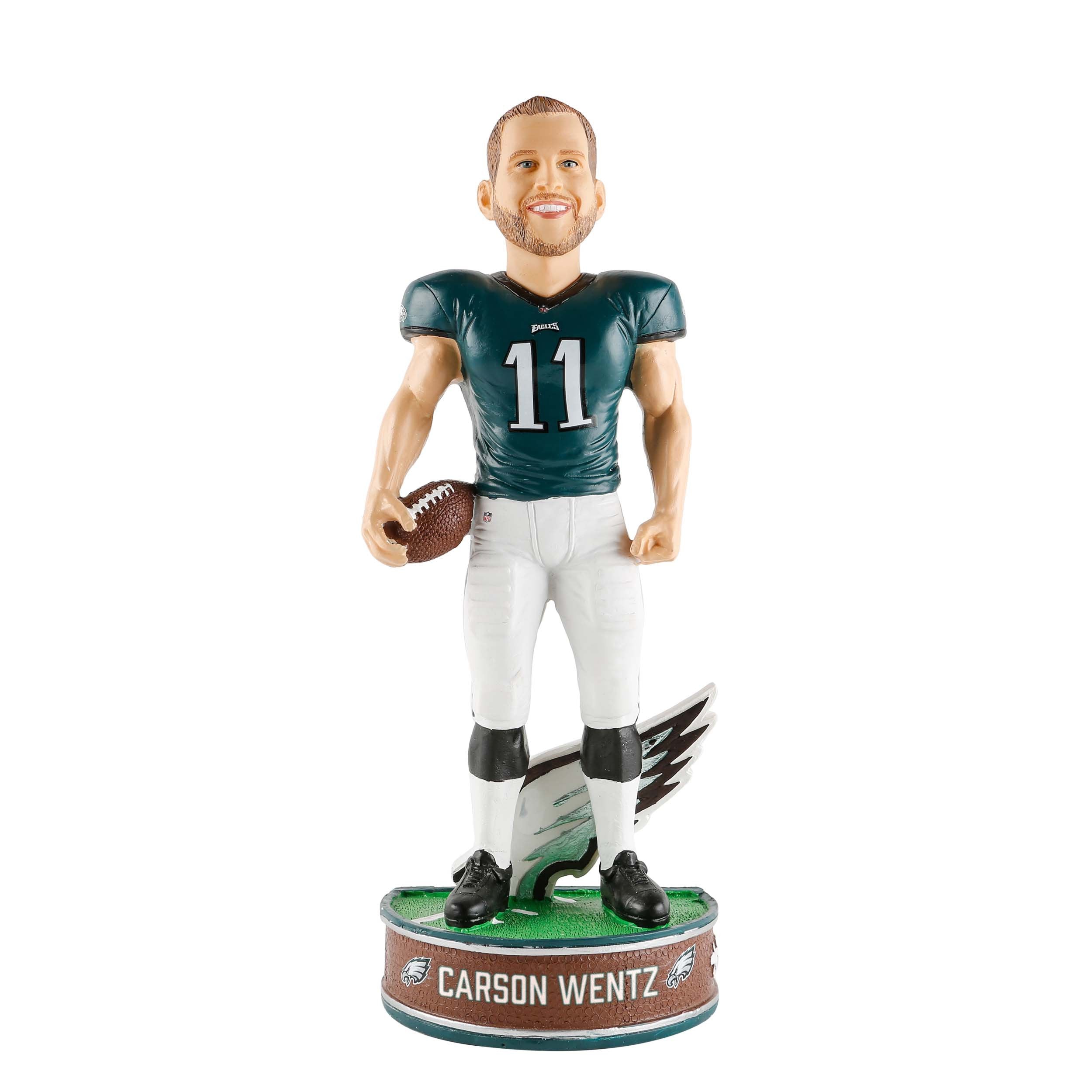 NFL Stadium Lights Bobble Head Carson Wentz Philadelphia Eagles