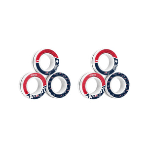 New England Patriots NFL 6 Pack Magnetic Finger Rings