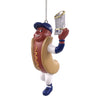 Los Angeles Dodgers MLB Dodger Dog 2020 World Series Champions Mascot Ornament