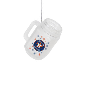 Houston Astros MLB Mason Jar Ornament