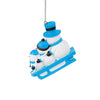 Miami Marlins MLB Sledding Snowmen Ornament