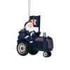 Houston Astros MLB Santa Riding Tractor Ornament