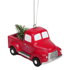 Los Angeles Angels MLB Truck With Tree Ornament