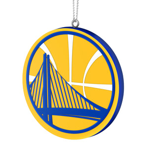 Golden State Warriors NBA Holiday Cheer Logo Ornament
