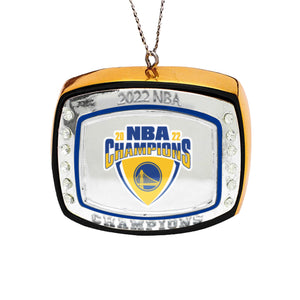 Golden State Warriors 2022 NBA Champions Ring Ornament