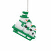 Boston Celtics NBA Sledding Snowmen Ornament