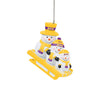 Los Angeles Lakers NBA Sledding Snowmen Ornament