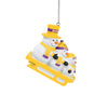 Los Angeles Lakers NBA Sledding Snowmen Ornament