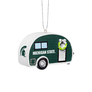 Michigan State Spartans NCAA Camper Ornament