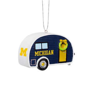 Michigan Wolverines NCAA Camper Ornament