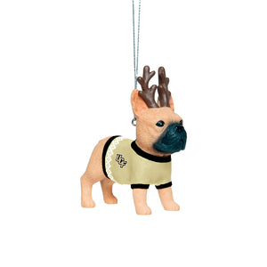 UCF Knights NCAA French Bulldog Wearing Sweater Ornament