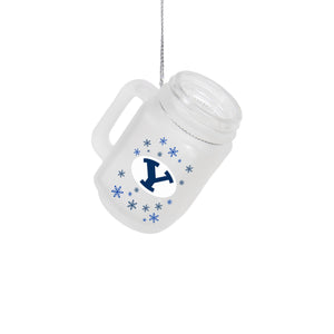 BYU Cougars NCAA Mason Jar Ornament